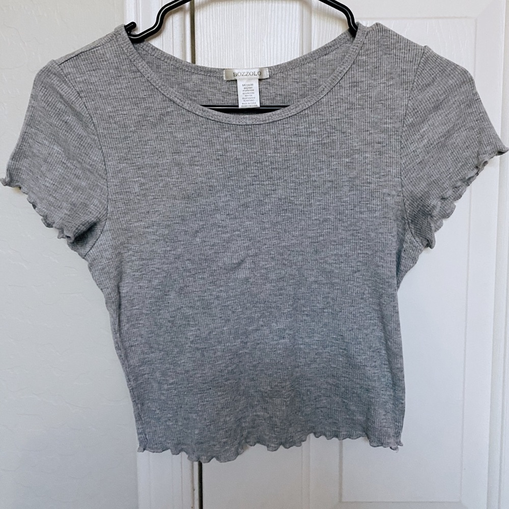 Tillys Gray Fitted Tee